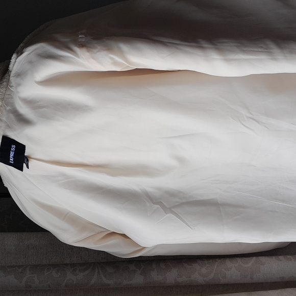 Express Cozy Long Sherpa Coat - Like New! - Picture 11 of 16